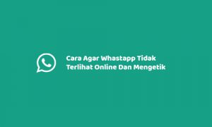 Cara Agar Whatsapp Tidak Terlihat Online Dan Mengetik