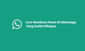 Cara Membaca Pesan Di Whatsapp Yang Sudah Dihapus This Messege Was Deleted